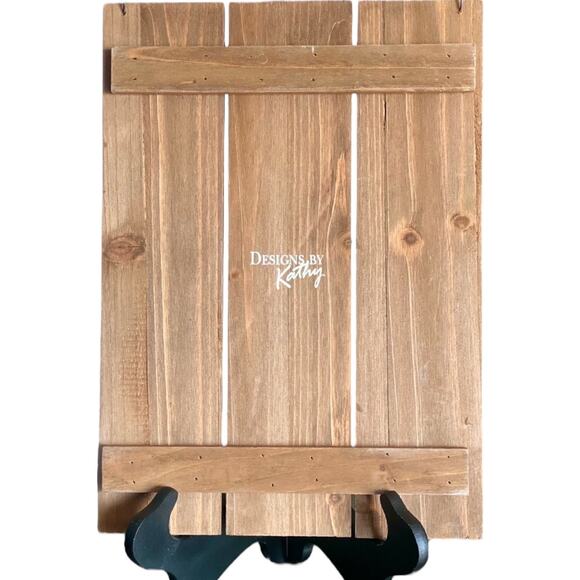 Primitive Designs By Kathy Welcome Spring Easter Bunnies Wood Sign - Picture 2 of 2